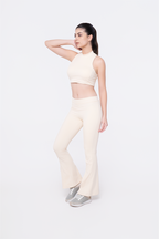 Crop Vest & Flare Pants