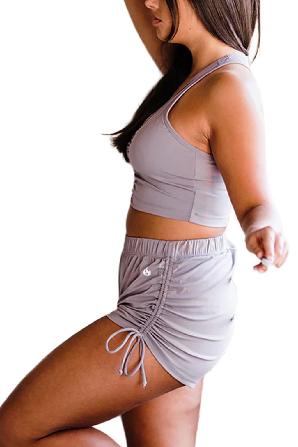Grey String Shorts