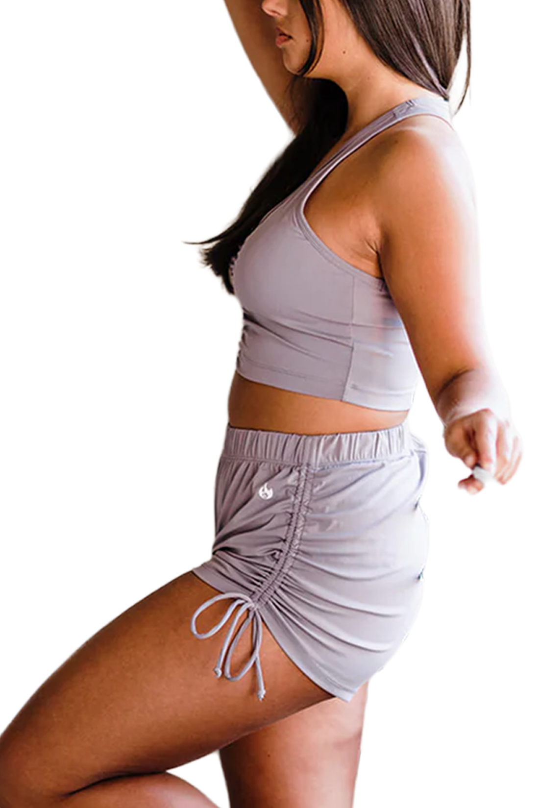 Grey String Shorts