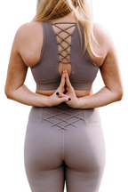 Grey Aura Bra Top