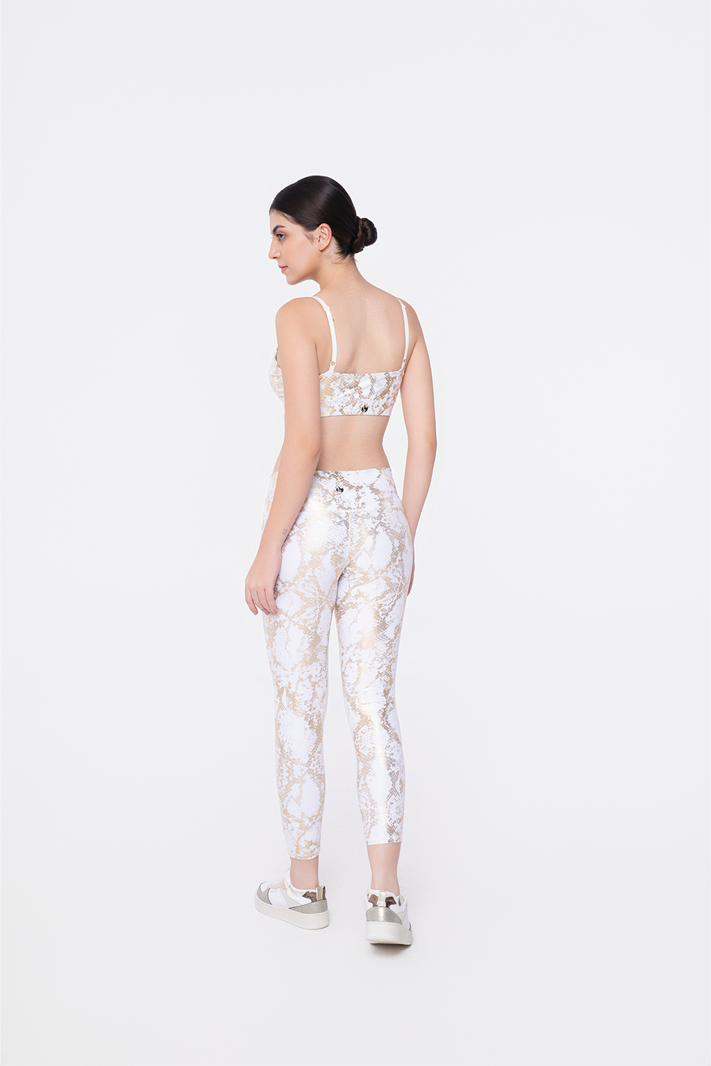 Golden Snake Bra Top & Leggings