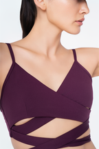 Reverence Top Burgundy