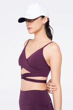 Reverence Top Burgundy