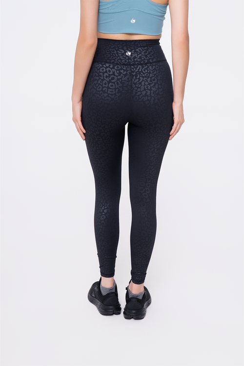 Black Cheetah Leggings