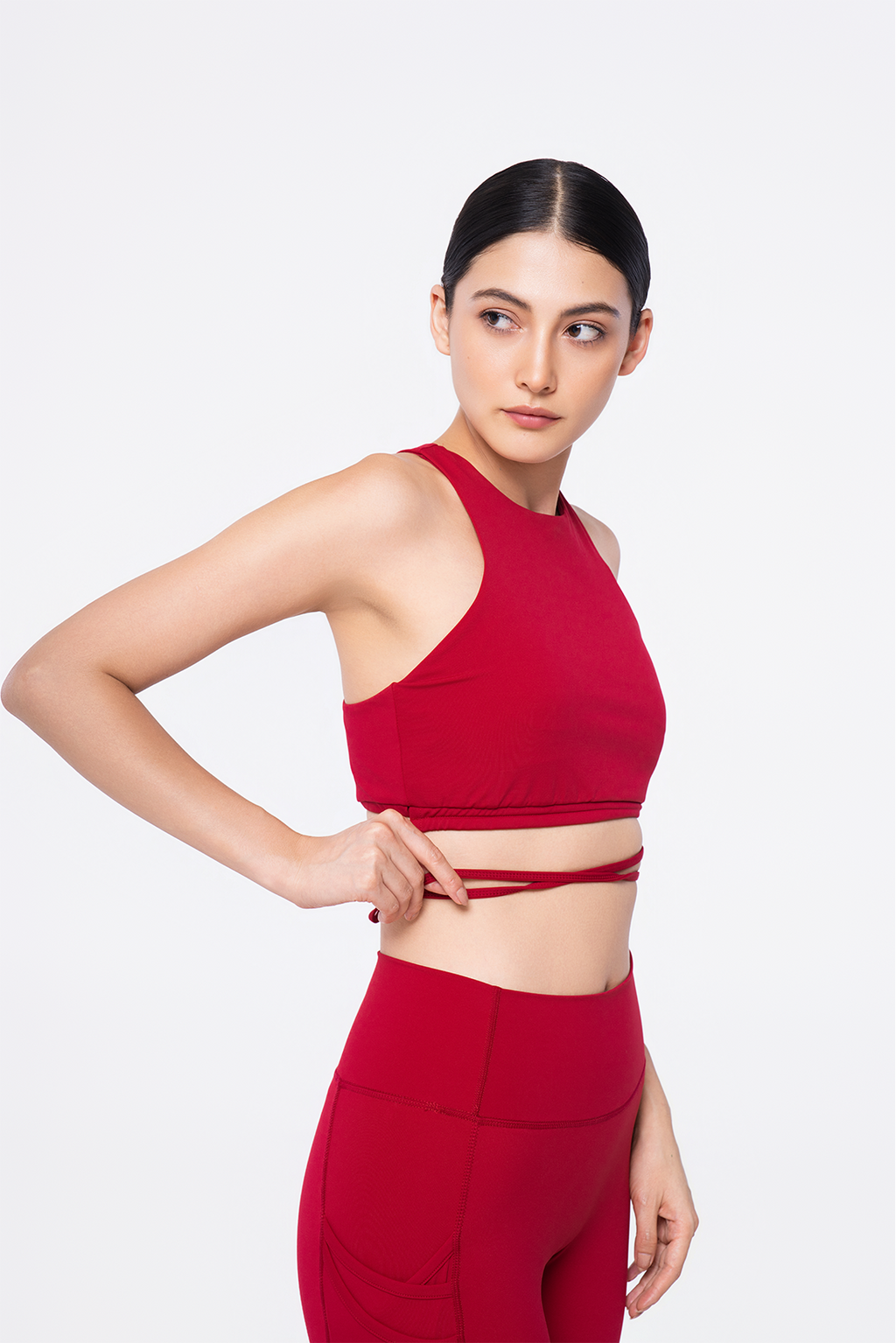 Scarlet Tie Top & Leggings