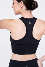 Onyx Bra Top & Bike Shorts