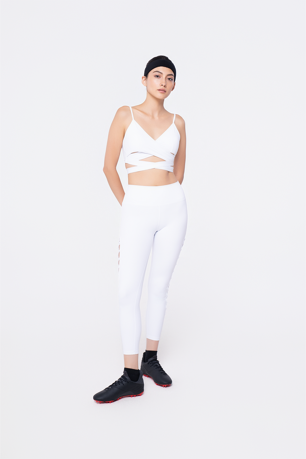 Reverence Bra Top & Interlace Leggings