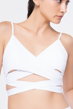 White Reverence Bra Top