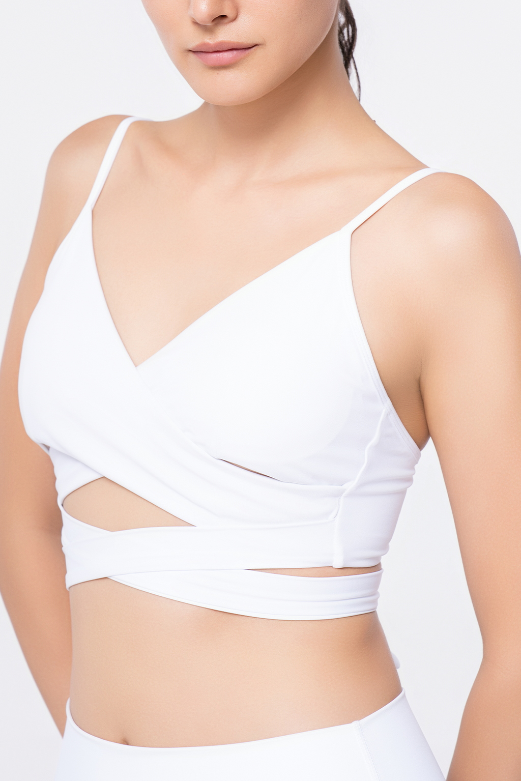 White Reverence Bra Top