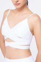 White Reverence Bra Top