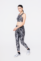 Metallic Bra Top & Leggings
