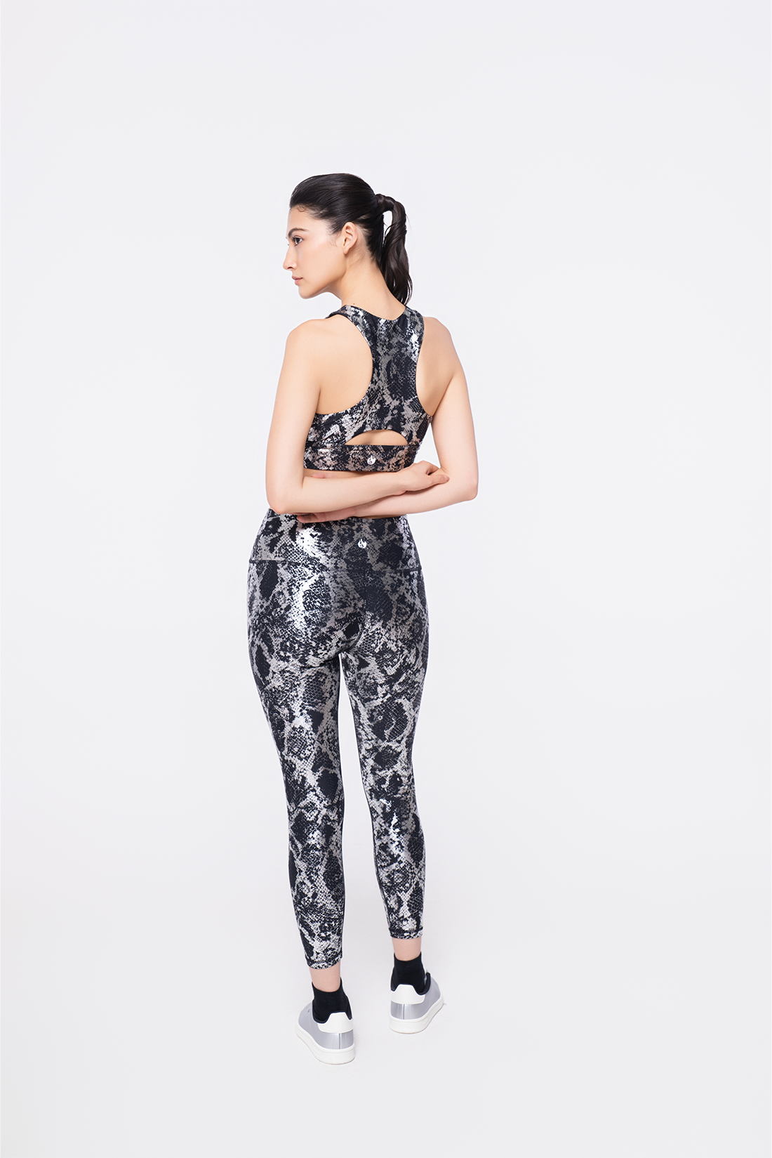 Metallic Bra Top & Leggings