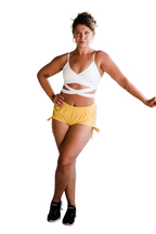 Yellow String Shorts