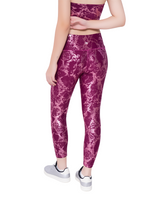 Rose Metallic Leggings