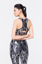 Metallic Bra Top & Leggings