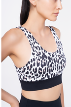 Leopard Stripe Top