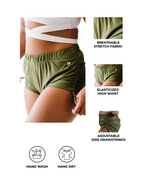 Army Green Urban String Shorts