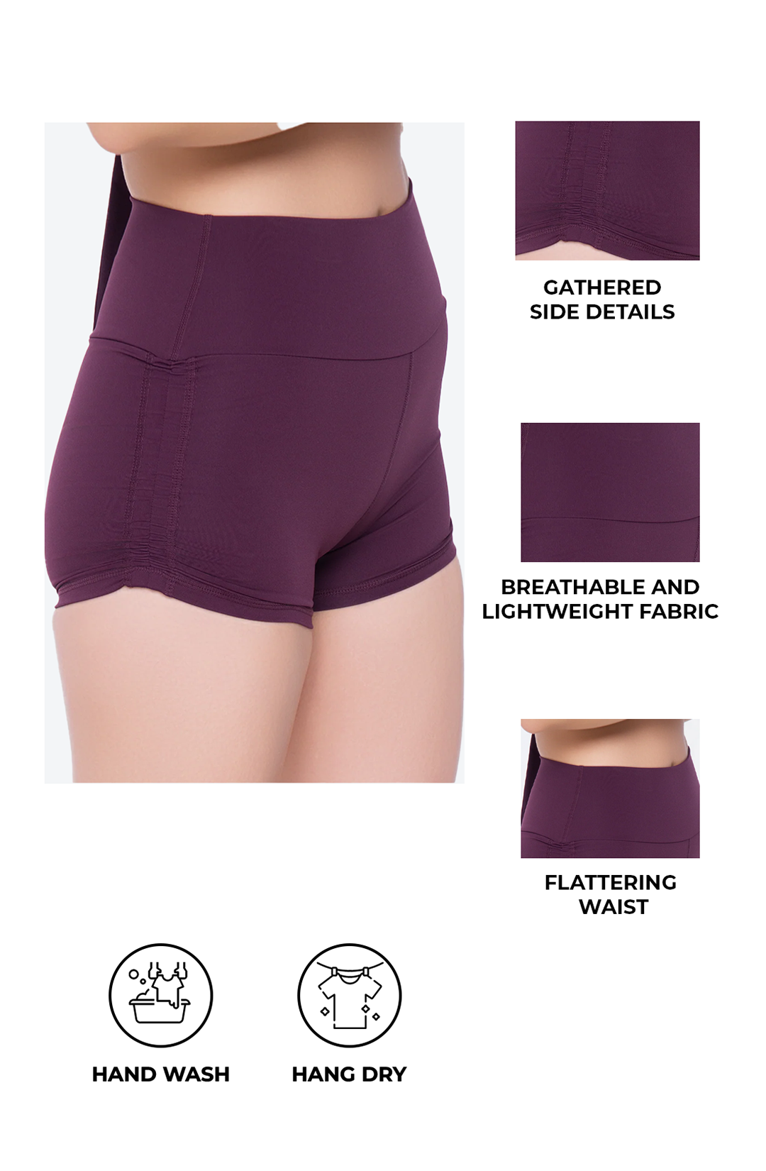 Scrunch Side Shorts