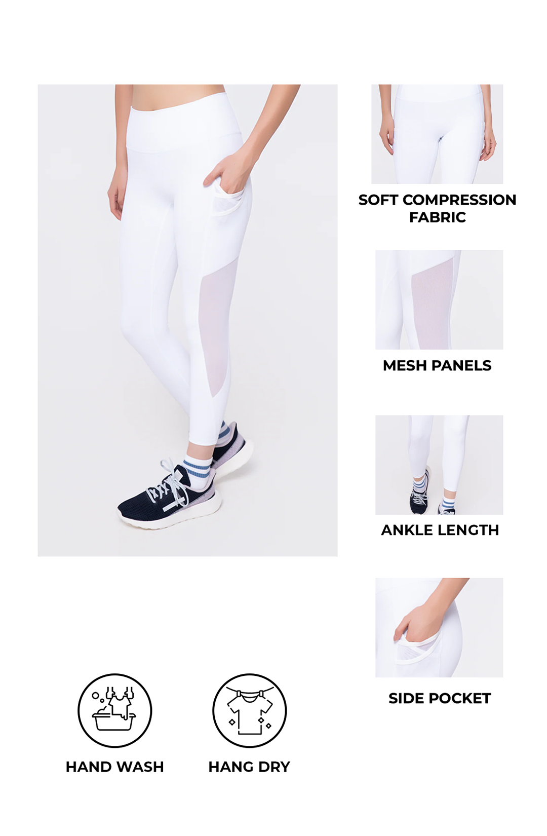 White Luminous Leggings