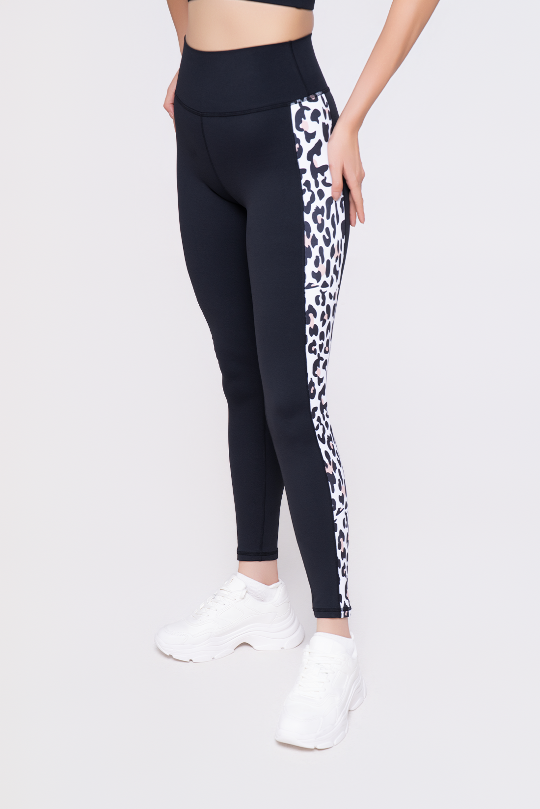 Leopard Stripe Leggings