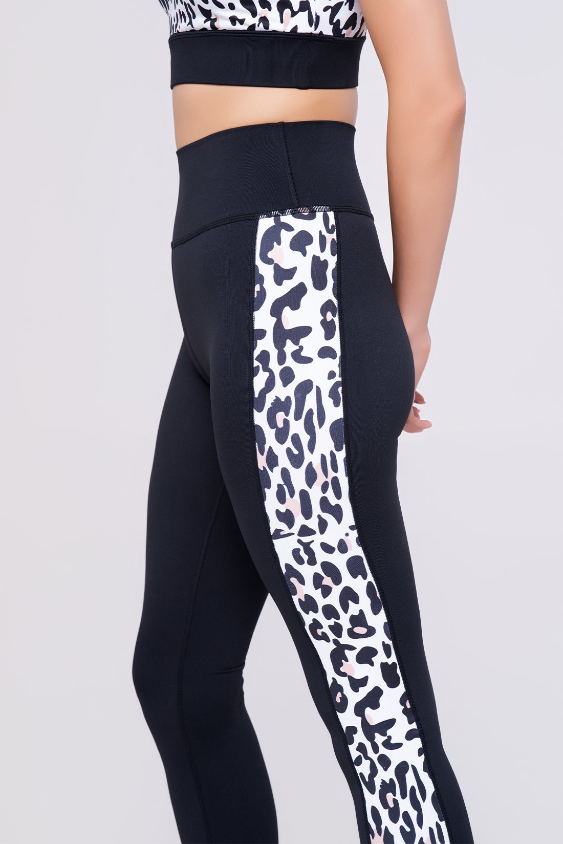 Leopard Stripe Leggings