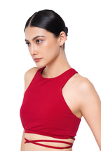 Scarlet Tie Top