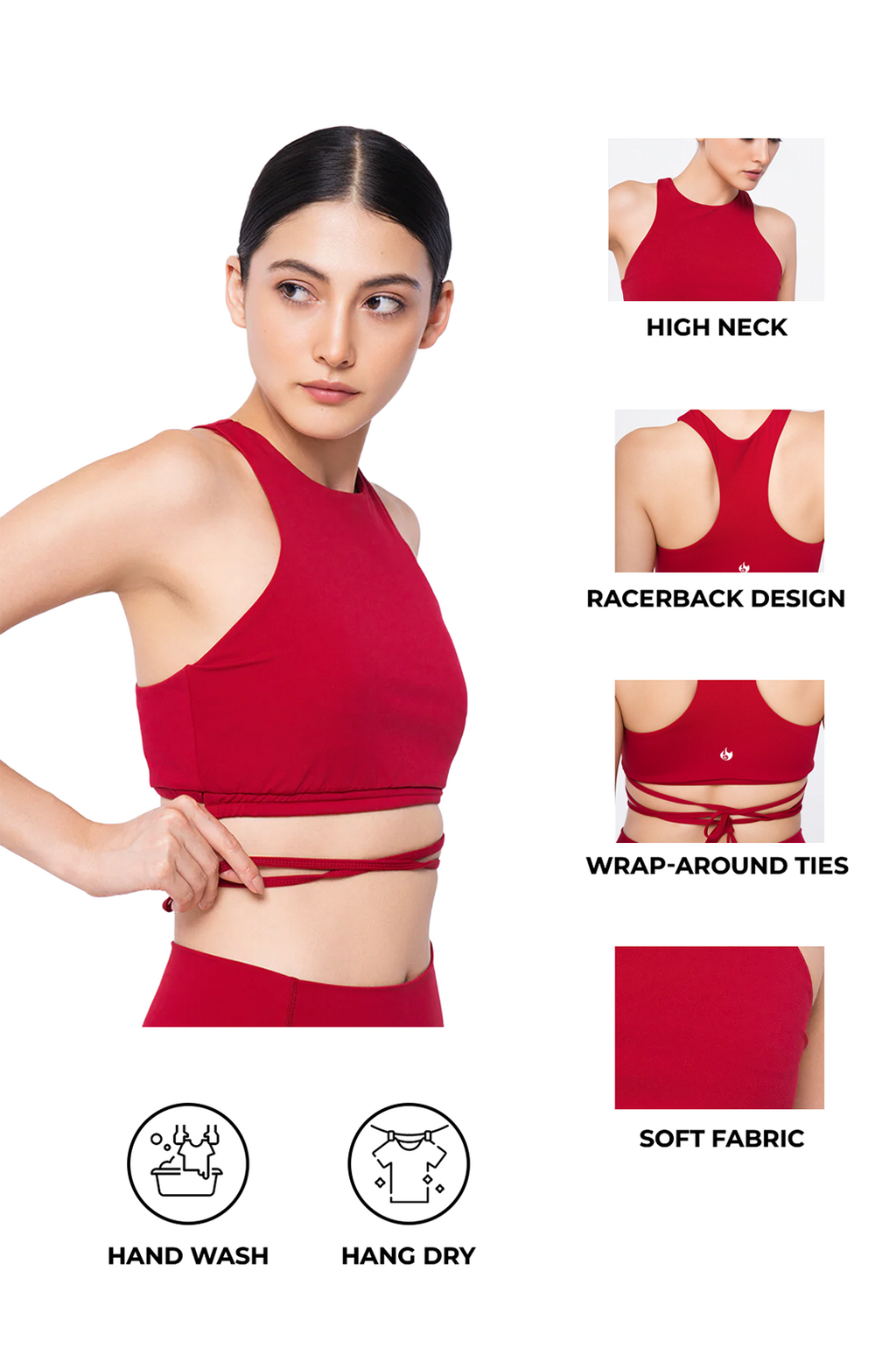Scarlet Tie Top