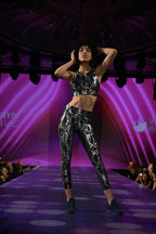 Metallic Bra Top & Leggings