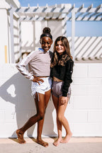 Youth Grey String Shorts