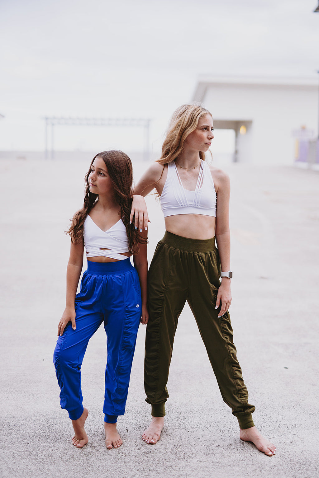 Youth White Strung Bra Top