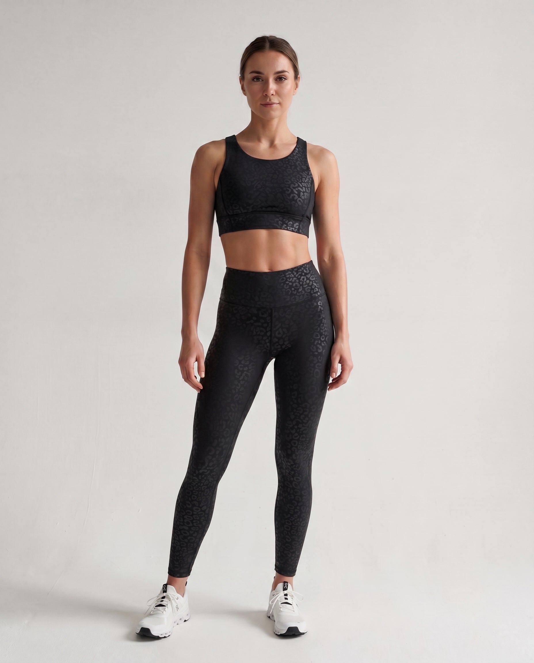 Black Cheetah Bra Top