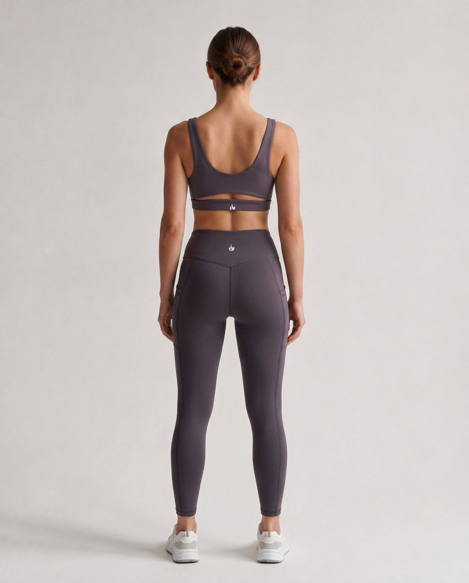 Grey Kickin Leggings