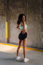 Dazzle String Short with Turquoise Strings