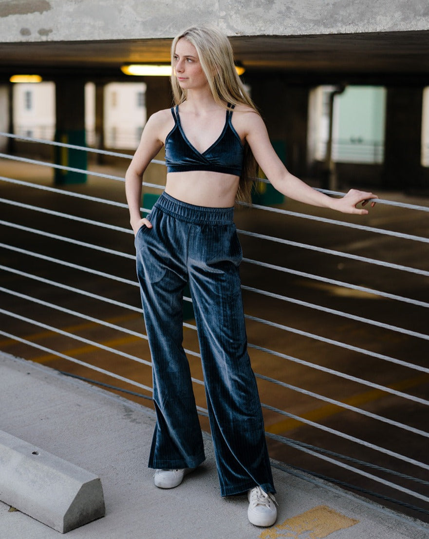 Slate Blue Starry Pant