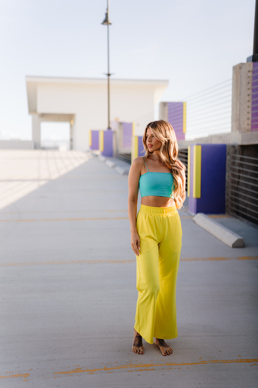 Youth Sunglow Yellow Track Pants