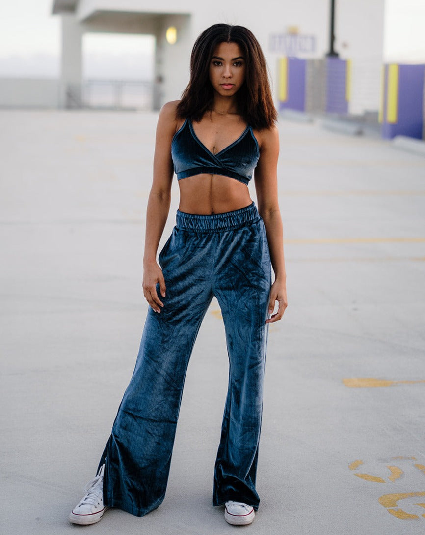 Slate Blue Starry Pant