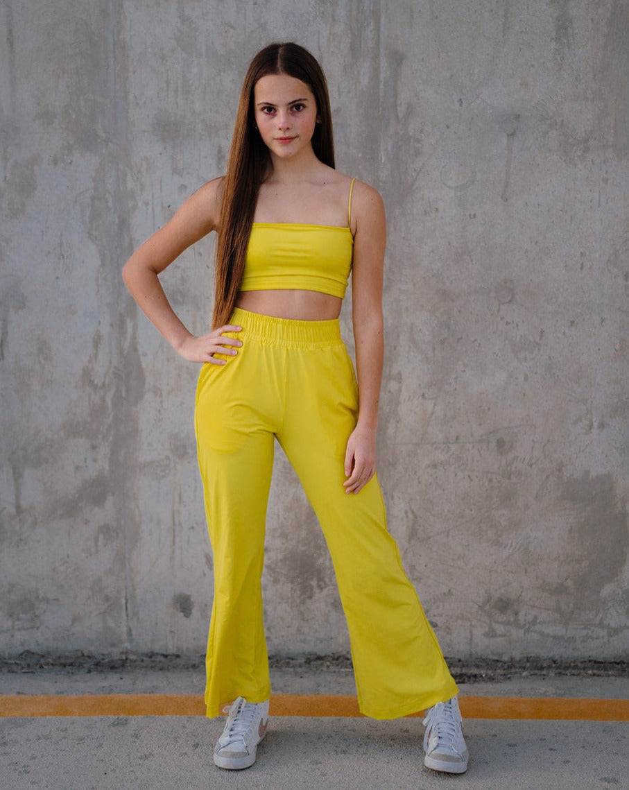 Youth Sunglow Yellow Track Pants