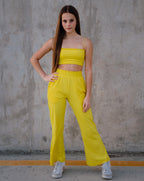 Sunglow Yellow Track Pant