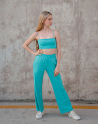 TRACK BANDEAU TOP JADE