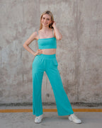 TRACK BANDEAU TOP JADE