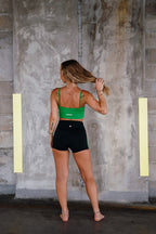 Green Striped Shortie
