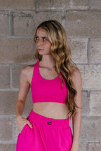 Candy Pink Track Top