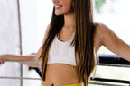 Youth White Strung Bra Top