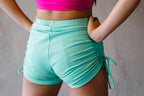 Turquoise Electric String Shorts