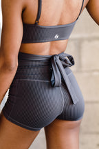 Slate Checkered Shortie