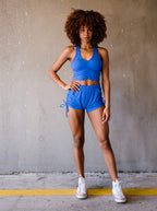 Azure Blue Electric String Shorts
