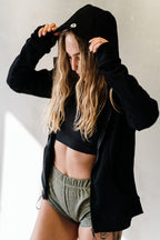 Youth Army Green Cheetah String Shorts