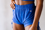 Azure Blue Electric String Shorts