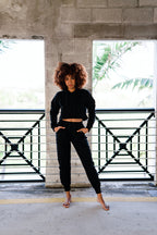 Black Midnight Sweatpants