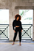 Black Midnight Sweatpants